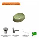 Ver imagem 3 de Kit Cuba Ov39 C/válvula Click 1 Polegada B e Sifão Cromado e Flexível Compace