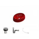 Ver imagem 2 de Kit Cuba Ov39 C/válvula Click 1 Polegada B e Sifão Cromado e Flexível Compace