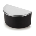 Ver imagem 1 de Saleiro Plástico com Tampa de Aço 1kg de Bancada Forma Inox:Preto