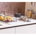 Ver imagem 4 de Saleiro Plástico com Tampa de Aço 1kg de Bancada Forma Inox:Preto