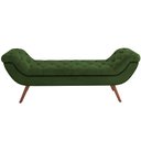 Ver imagem 3 de Puff Recamier Decorativo com Tachas 160 Cm Santorini Couríssimo Verde - Lyam Decor