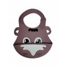 Babador de Silicone Com Pega Migalhas Animais GA - 1