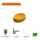 Ver imagem 3 de Kit Cuba Ov39 com Válvula Click 1 Polegada G e Sifão Cromado e Flexível Compace