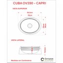 Ver imagem 7 de Kit Cuba Ov39 com Válvula Click 1 Polegada G e Sifão Cromado e Flexível Compace