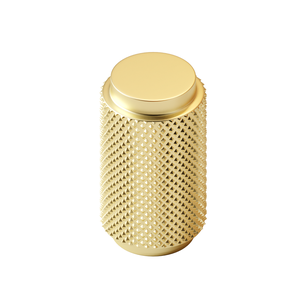 Puxador Zigrinato IL 1580 - Dourado- 18x33MM