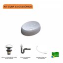 Ver imagem 3 de Kit Cuba Ov39 com Válvula Click 1 Polegada G e Sifão Cromado e Flexível Compace