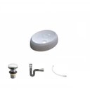 Ver imagem 2 de Kit Cuba Ov39 com Válvula Click 1 Polegada G e Sifão Cromado e Flexível Compace