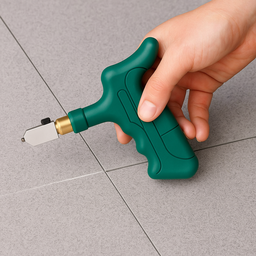 Riscadeira de Piso Porcelanato Cerâmica Vidro Profissional 5 Peças - 8
