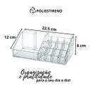 Ver imagem 2 de Organizador de Cosmético Maquiagem 22,5 Cm Poliestireno