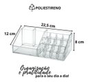 Ver imagem 2 de Organizador de Cosmético Maquiagem 22,5 Cm Poliestireno