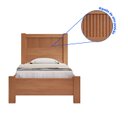 Ver imagem 5 de Cama Solteiro Premium Plus Ripada 100% MDF Cinamomo