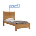 Ver imagem 6 de Cama Solteiro Premium Plus Ripada 100% MDF Cinamomo