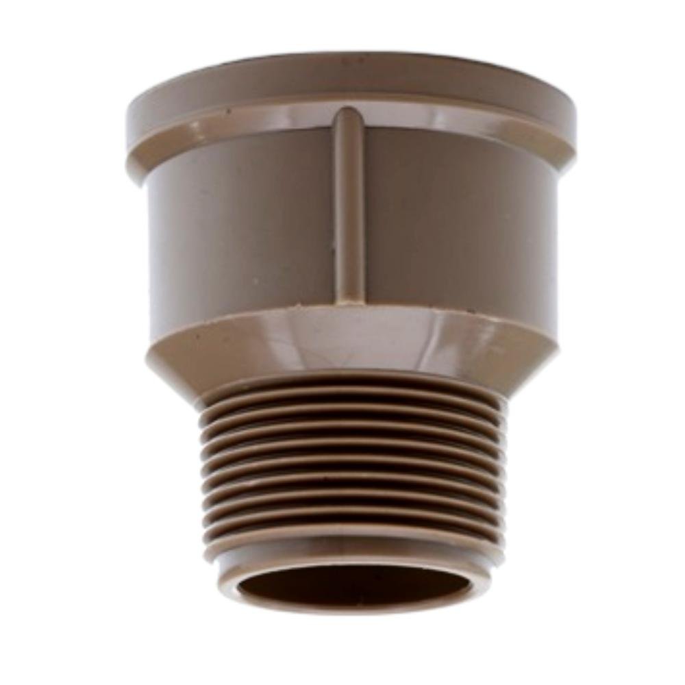Kit 5 Adaptador Curto Conexão PVC Marrom Roscável Soldável Para Água Fria 1/2 Polegadas 20mm - 4