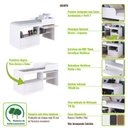 Ver imagem 5 de Cama Infantil Multifuncional Jacarta 1 Porta Mel - Art In Móveis