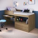 Ver imagem 2 de Cama Infantil Multifuncional Jacarta 1 Porta Mel - Art In Móveis
