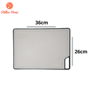 Ver imagem 5 de Tábua de Corte Gourmet Retangular Dupla Inox e Polietileno