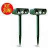 Repelente Solar Kit 2 Uni Ultrassônico Espanta Animais e Pragas Ratos Gambás Pombos Escorpiões Cobra - 2