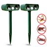 Repelente Solar Kit 2 Uni Ultrassônico Espanta Animais e Pragas Ratos Gambás Pombos Escorpiões Cobra - 1