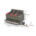 Ver imagem 2 de Fritadeira Fritador Retangular Óleo 10 Litros 3 Cestos Cuba Gastronômica Cozinha Versátil Progá