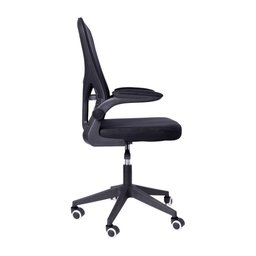 Kit 06 Cadeiras Escritório Rodizio Office Bytes Preto - 5