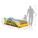 Ver imagem 3 de Cama Carro Infantil Quarto Divertido Menino Menina - Amarelo