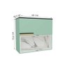 Armário Aéreo Cozinha Modulado Manhattan Ph 3078 com 1 Porta Basculante 80cm Verde Calacatta - 2