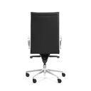 Ver imagem 2 de Cadeira Office Plus Size Diretor Portland Rivatti Estofada PU Preto até 200kg Base Rodizio Nylon