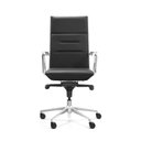 Ver imagem 4 de Cadeira Office Plus Size Diretor Portland Rivatti Estofada PU Preto até 200kg Base Rodizio Nylon