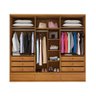 Guarda Roupa Casal 6 Portas 9 Gavetas - Stillus-Cinamomo - Tcil Móveis - 4