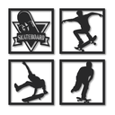 Ver imagem 2 de Quadros Esportes Decoração Futebol Skate Basquete Outros Mdf:skate