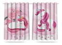 Ver imagem 4 de Kit Cortina + 3 Capas Almofadas Infantil Unicórnio Mod 02