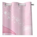 Ver imagem 3 de Kit Cortina + 3 Capas Almofadas Infantil Unicórnio Mod 02
