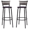 Kit 4 Banquetas Alta para Cozinha Junco Degradê Bancada Bistrô Balcão Ilhas Área Gourmet Piscina - 1