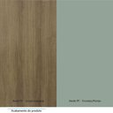 Ver imagem 7 de Quarto de Solteiro com Guarda Roupas Mesa de Cabeceira e Nicho Paris Luciane Móveis