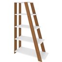 Ver mais imagens de Kit 2 Estantes Multiuso Star A02 5 Prateleiras MDP 18mm 81,8cm Branco