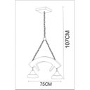 Ver imagem 2 de Lustre  Estância 2L Made