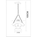 Ver imagem 2 de Lustre Estância 1L Madelustre