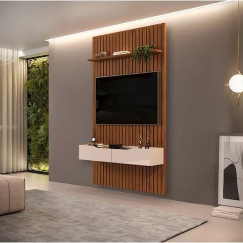 Painel e Bancada Pratic para Tv 60 Polegadas Dj Móveis