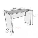 Ver imagem 3 de Escrivaninha Mesa Escritório 80cmx47cm 25mm