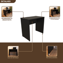 Ver imagem 7 de Escrivaninha Mesa Escritório 80cmx47cm 80cm Preto