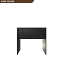 Ver imagem 6 de Escrivaninha Mesa Escritório 80cmx47cm 80cm Preto