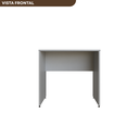 Ver imagem 5 de Escrivaninha Mesa Escritório 80cmx47cm 80cm Cinza Cristal