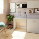 Ver imagem 1 de Escrivaninha Mesa Escritório 80cmx47cm 25mm