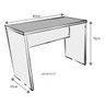 Escrivaninha Mesa Escritório 80cmx47cm 25mm - 3
