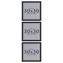 Ver imagem 2 de Kit 3 Unidades Moldura 30x30 Quadro com Acetato