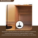 Ver mais imagens de Escrivaninha Mesa Escritório 80cmx47cm 80cm Carvalho Mel