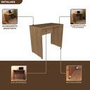 Ver imagem 7 de Escrivaninha Mesa Escritório 80cmx47cm 80cm Carvalho Mel