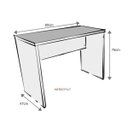 Ver imagem 3 de Escrivaninha Mesa Escritório 80cmx47cm 25mm