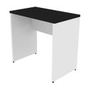 Ver imagem 2 de Escrivaninha Mesa Escritório 80cmx47cm 80cm Branca E Preto