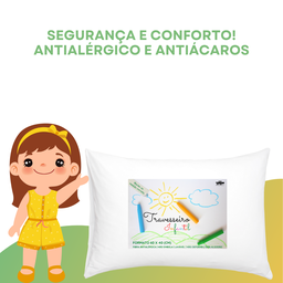 Travesseiro Select Kids Infantil Criança até 10 Anos 100% Algodão Antialérgico - 6